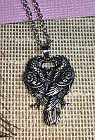 Кулон "2 Ворони" на ланцюжку від студії LadyStyle.Biz