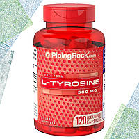 Л-Тирозин Piping Rock L-Tyrosine 500 мг 120 капсул