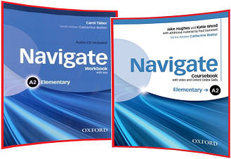 Navigate A2 Elementary. Coursebook+Workbook. Комплект книг з англійської мови. Підручник+Зошит. Oxford