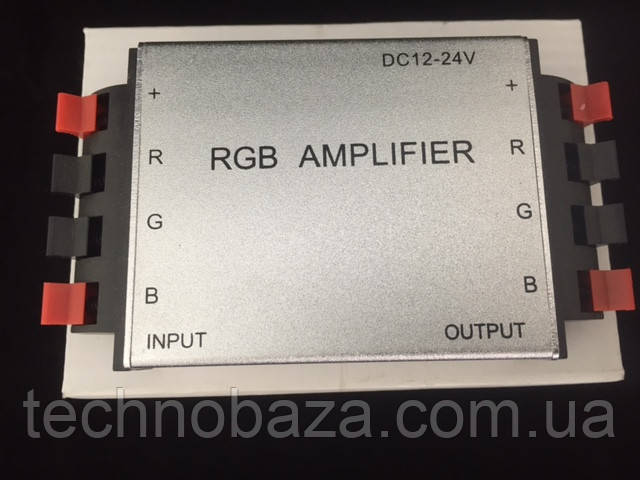 Усилитель RGB Амблифаер Amplifiier DC12-24V 24А - фото 2 - id-p288969508