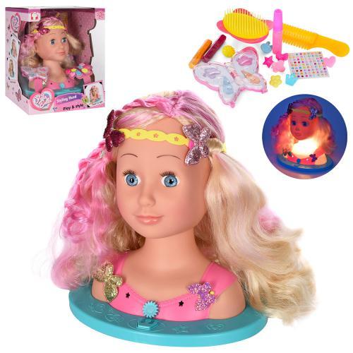 Манекен для зачісок і макіяжу YL888E зі світлом, фото 1