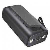 Powerbank iBattery XP-30L на 30000 mAh, 22.5W с фонариком, быстрая зарядка, для телефонов, LED-ленты