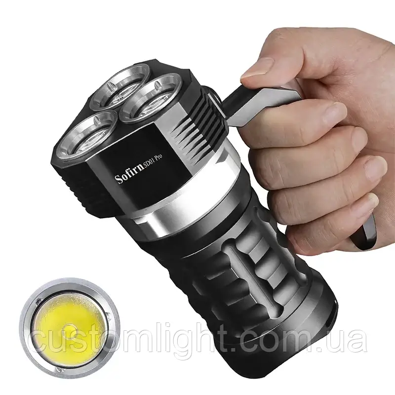 Ліхтар для дайвінгу Sofirn SD01Pro 10000lm , 3*Cree XHP50.2