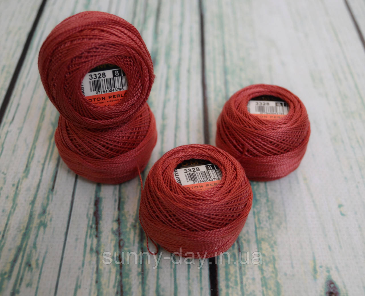 Муліне DMC Pearl №8, колір 3328, фото 1