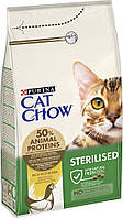 Cat Chow Special Care Sterelized Сухой корм с курицей для кастрированных котов и стерилизованных кошек 15 кг