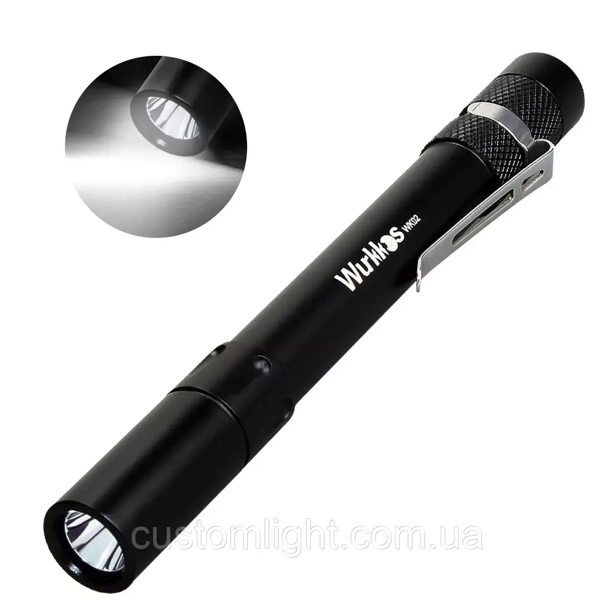 Ліхтарик Wurkkos WK02 300LM, SST20 6500К 2x AAA