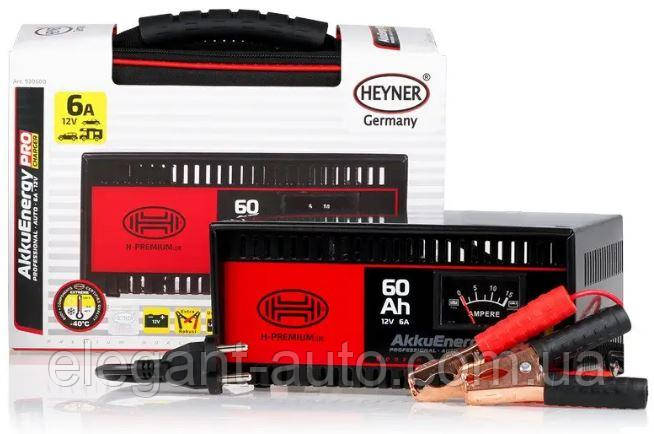 Зарядний пристрій 6А – 12V – стрілка – метал. "Heyner" 300 PRO 930600