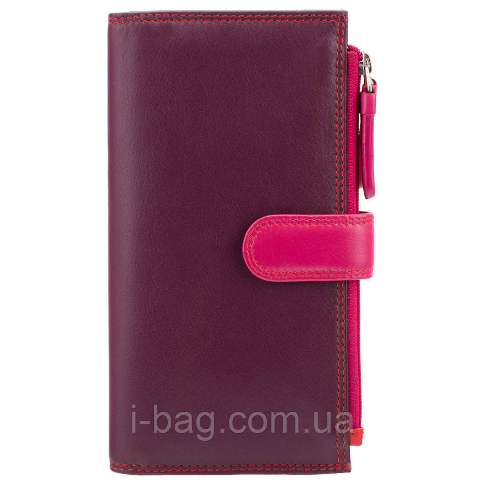 Гаманець жіночий Visconti RB100 Bermuda c RFID (Plum Multi), фото 1