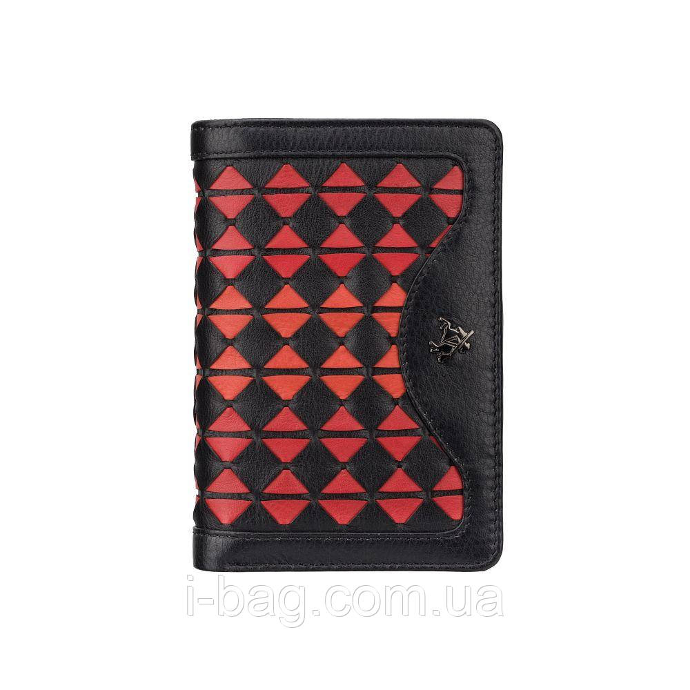 Гаманець жіночий Visconti BR75 BLK/CHERRY, фото 1