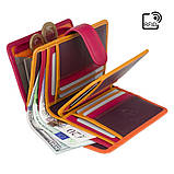 Гаманець жіночий Visconti RB51 Fiji с RFID (Orange Multi), фото 4