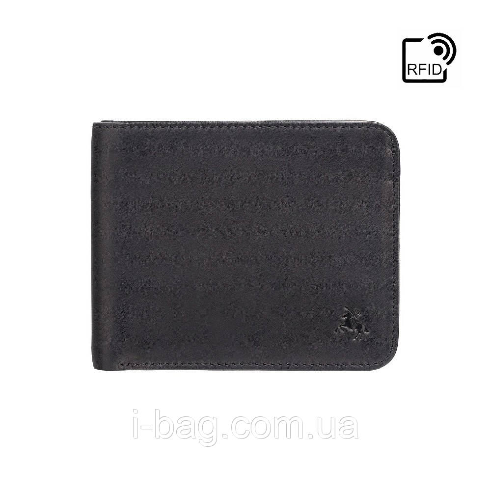 Гаманець чоловічий Visconti VSL35 Trim c RFID (Black-Orange), фото 1