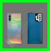 Кришка Samsung Note 10 N970 Silver зі склом камери