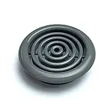 Кругла вентиляційна решітка для натяжних стель - 48мм.(сірий), для стельової вентиляції, фото 2