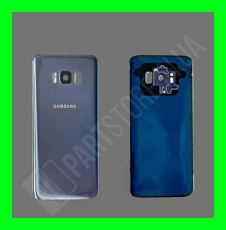 Кришка Samsung S8 G950 Orchid Grey зі склом камери оригінал, фото 2