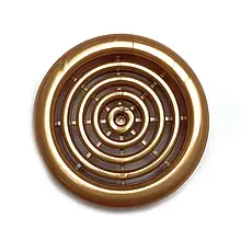 Кругла вентиляційна решітка для натяжних стель - 48мм.(золото), для стельової вентиляції
