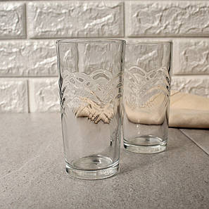 Набір склянок з хвилею ОСЗ "Сідней" 230 мл 6 шт (8315), фото 2