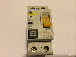 УЗО ВД1-63 2Р 40А 30мА ІЕК