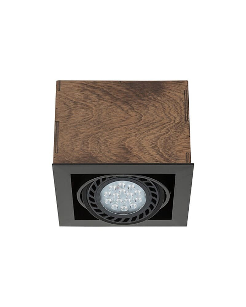 Точковий світильник Nowodvorski 7648 Box es111 GU10, ES111 1x15W IP20 Brown, фото 1