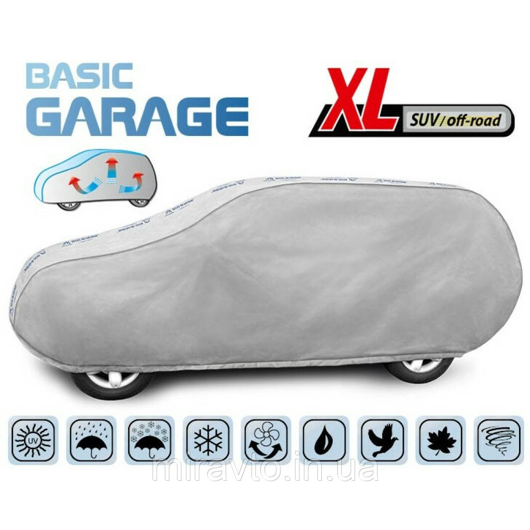 Тент Джип — Мінівен 510х195х160 см (XL) BASIC GARAGE SUV/OFF ROAD "KEGEL"