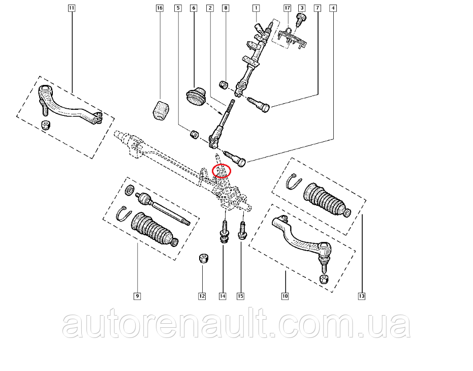 Сальник рулевой рейки (верхний с пыльником) (19X35X6/8) Рено Мастер II AUTO SUPPLIERS -AS15515 - фото 3 - id-p311116515