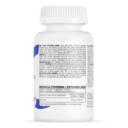 OstroVit Iodine Potassium Iodide 250 tabs, фото 2