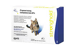 Стронгхолд для котів 2,6-7,5 кг (1упак 3 піпетки по 0,75 мл) Зоєтіс
