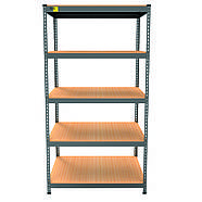 Металевий стелаж MRL-1800 ( 900x450) чорний, фото 2