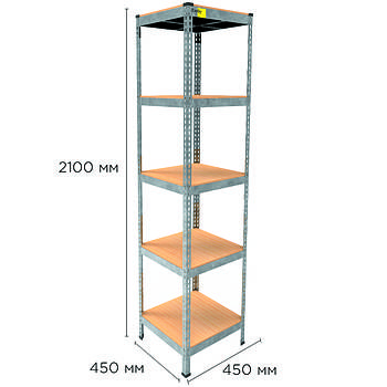 Металевий стелаж MRL-2100 ( 450x450) оцинкований