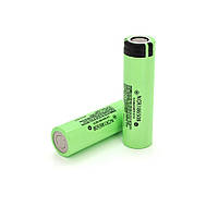 Аккумулятор 18650 Li-Ion Panasonic NCR18650B, 3400mAh, 6.8A, 4.2/3.6/2.5V, GREEN (FLAT TOP), OEM