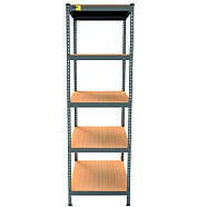 Металевий стелаж MRL-2400 ( 600x600) чорний, фото 2