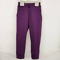 Теплые штаны для девочки трехнитка на флисе 76 (134см-140см), Фиолетовый