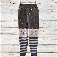 Гамаші дівчаткам сірі "Коти"