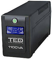 ДЖЕРЕЛО БЕЗПЕРЕБІЙНОГО ЖИВЛЕННЯ UPS TED 1100VA/600W