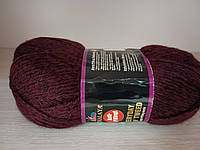 Пряжа для вязания "Everyday mew tweed". меланж бордо