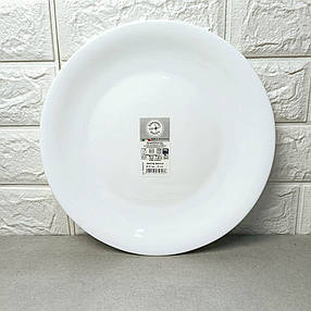 Плоска підставна тарілка без бортів 27 см Bormioli Rocco WHITE MOON, фото 3