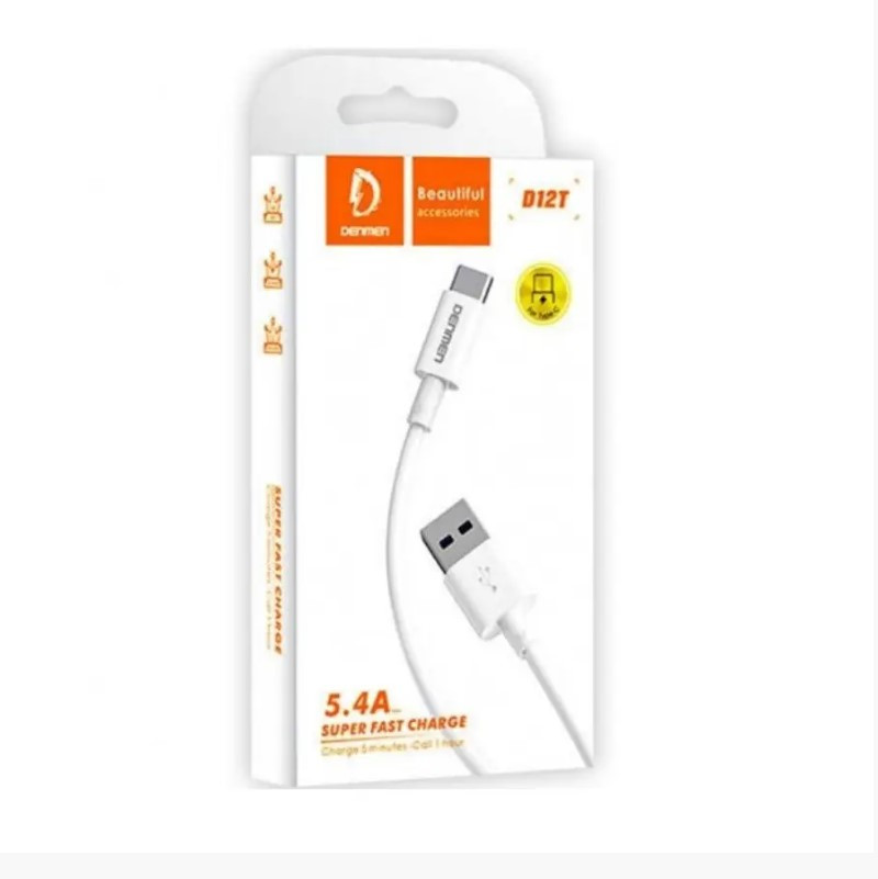 Кабель Type-C - USB 5.4A Fast Charge D12T