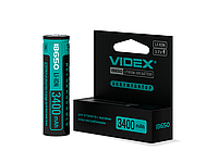 Аккумулятор Videx литий-ионный 18650-Р 3400mAh color box