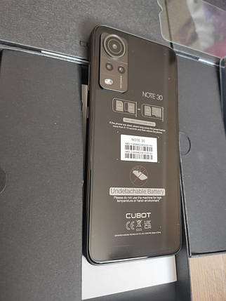 Смартфон Cubot Note 30 Black 4G 4000mAh 20MP 4\64GB + чохол+скло+навушники, фото 2