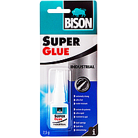 Суперклей профессиональный Bison Super Glue Industrial, 7,5 г Тюбик