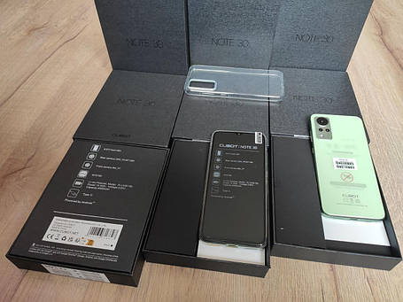 Смартфон Cubot Note 30 Green 4G 4000mAh 20MP 4\64GB  + чохол+скло+навушники, фото 1