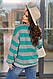 Жіночий стильний светр Батал, фото 7