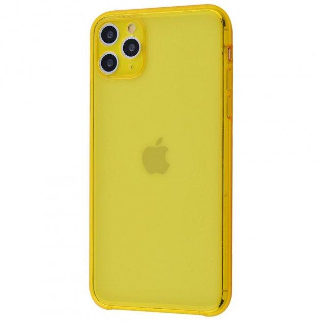 Чохол накладка Clear Case Full Camera для iPhone 11 Pro Max Yellow/Жовтий, фото 1
