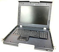 БУ KVM консоль HP TFT7600 G2, LCD 17" (1440х900) клавиатура и тачпад, VGA, PS/2, USB