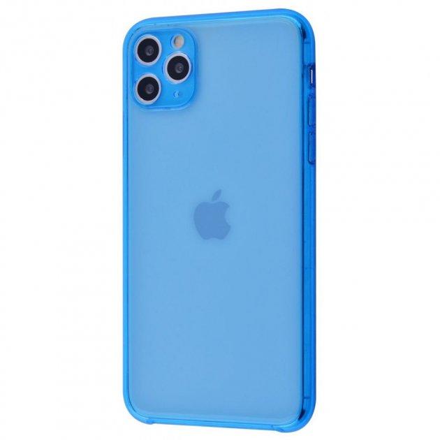 Чохол накладка Clear Case Full Camera для iPhone 11 Pro Max Blue/Синій, фото 1