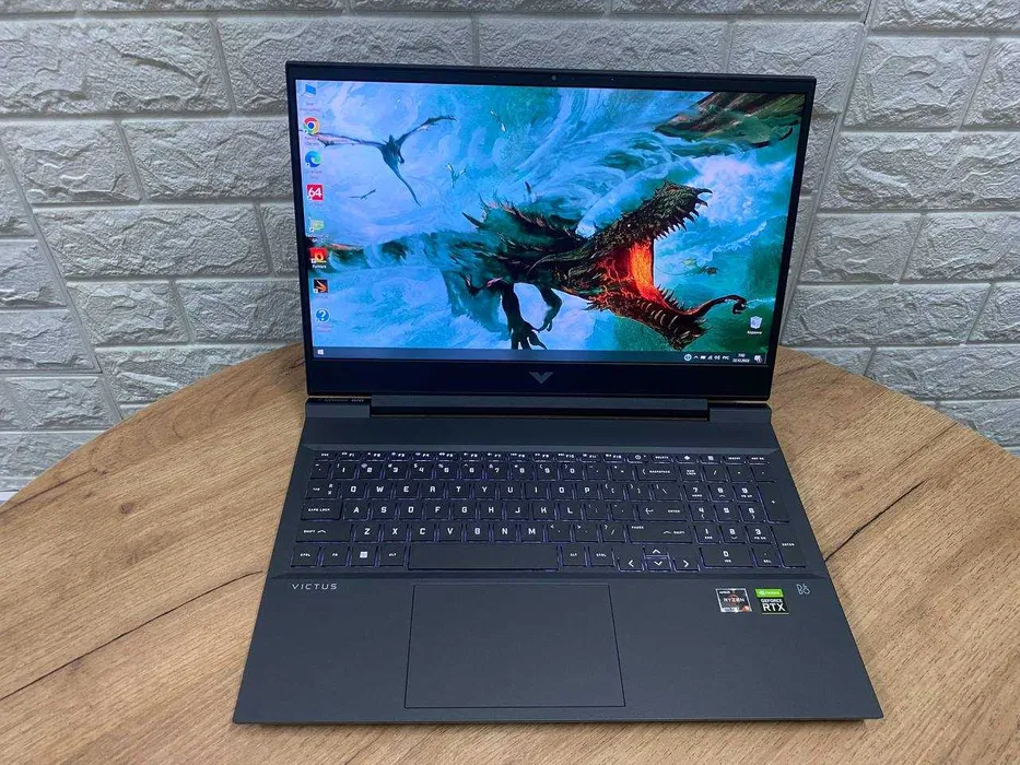 Ноутбук HP Victus 16-e0010nr 16.1"FHD/IPS/Ryzen 5 5600H/8Gb/SSD512/RTX3050-4Gb, фото 1