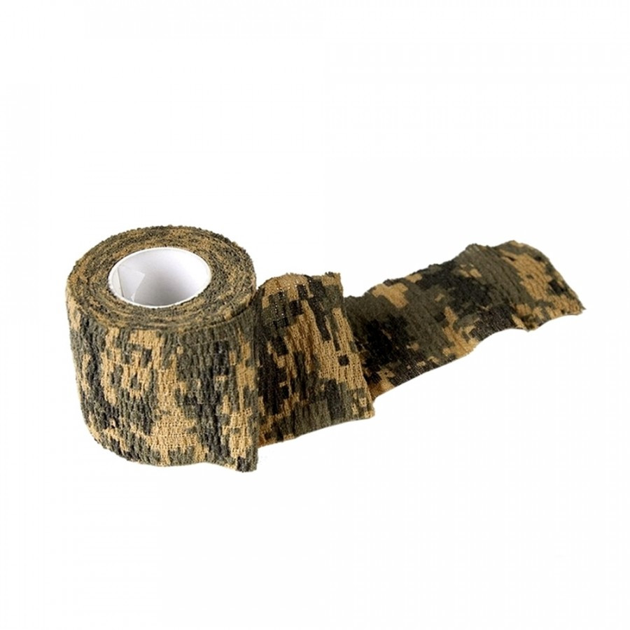 Стрічка маскувальна Helikon-Tex® Self-Clinging Camo Tape - USMC Digital Woodland