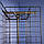 Стійка-вертушка 4 сітки підлогова, висота 1200 мм, ширина 350 мм, фото 6