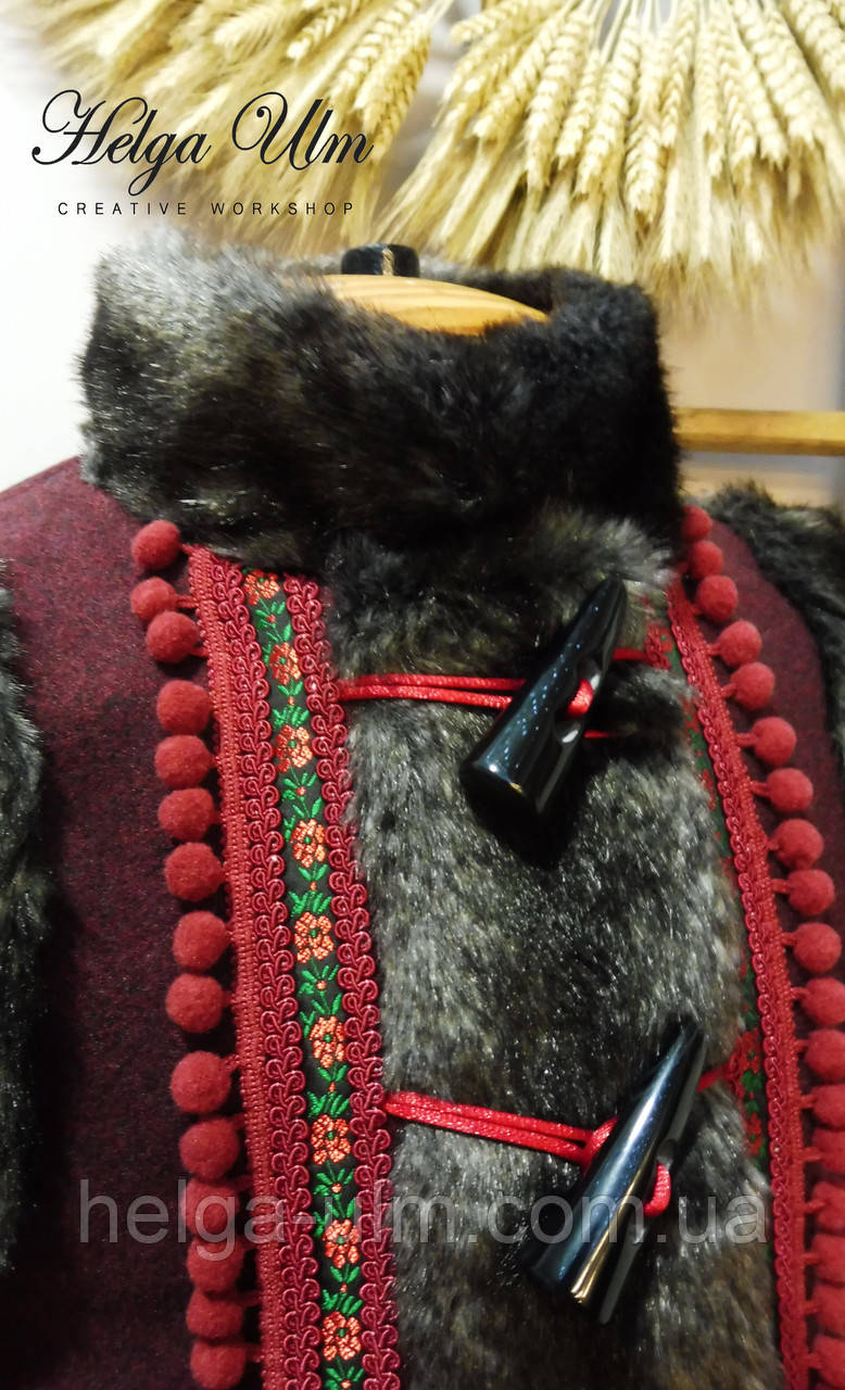 Кептарик (жилет в етностилі) "Вечорниці" для дівчинки 146, фото 1