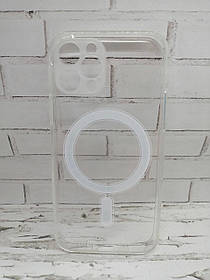 Чохол на iPhone 12 Pro накладка бампер протиударний MagSafe прозорий