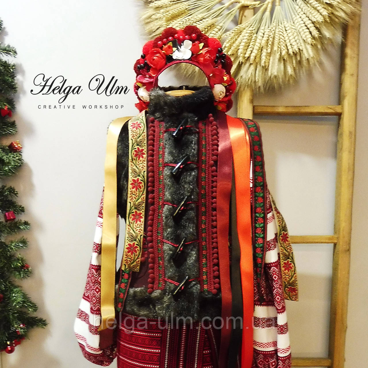 Кептарик (жилет в етностилі) "Вечорниці" для дівчинки 116, фото 1